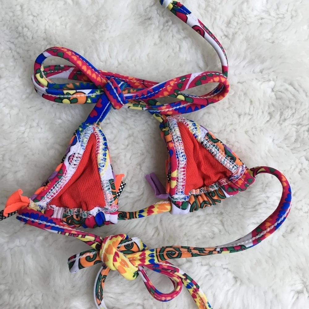 Girls Tiny Triangle Bikini Size 4